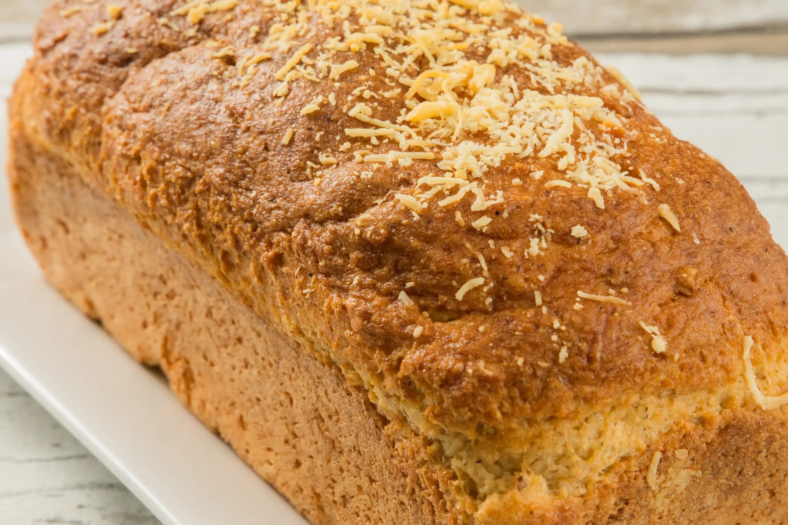 Pão de Amêndoas com Parmesão - Flor de Amendoa - Produtos Low Carb