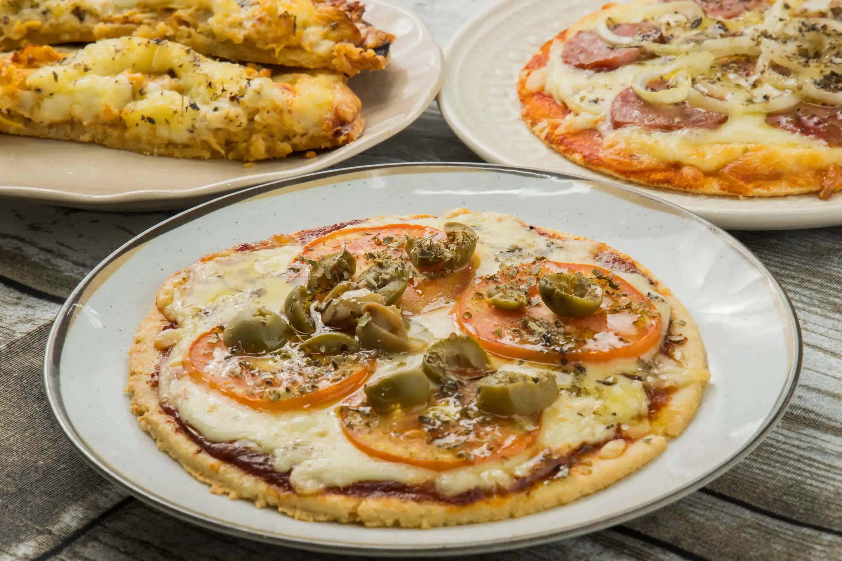 Pizza Low Carb Napolitana - Flor de Amendoa - Produtos Low Carb