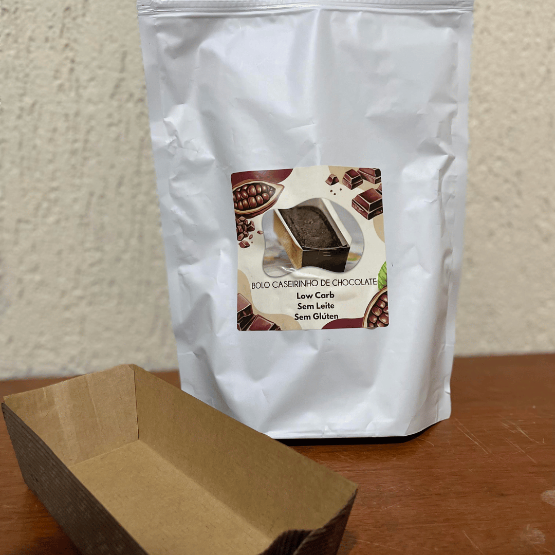 Mistura para Bolo de Chocolate Low Carb (Envio para todo Brasil 🇧🇷)