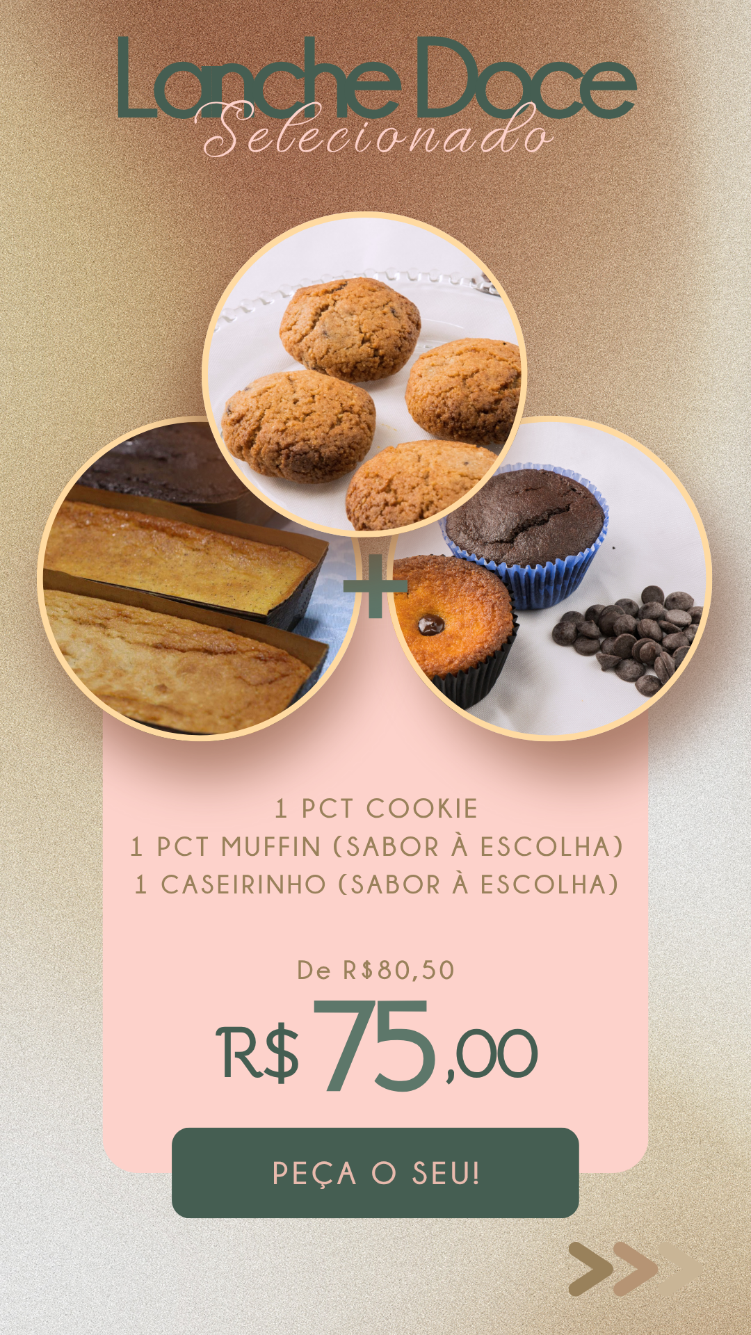 Lanche Doce Selecionado