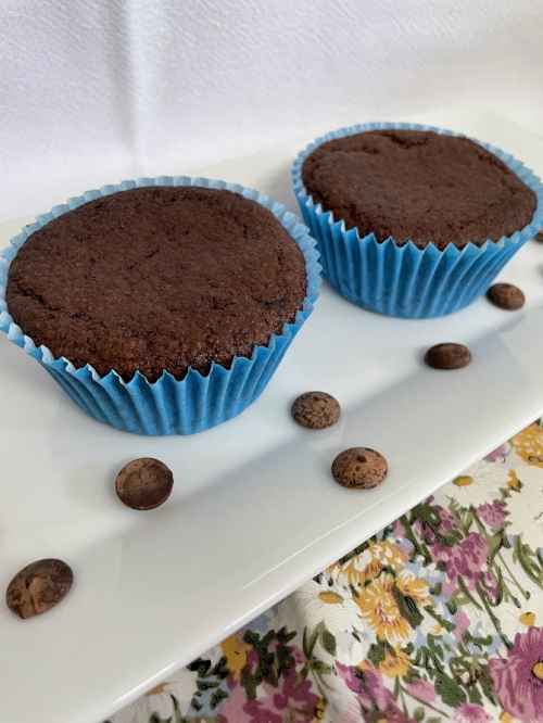 Muffin de Chocolate 70% (pacote com 2) - Flor de Amendoa - Produtos Low Carb